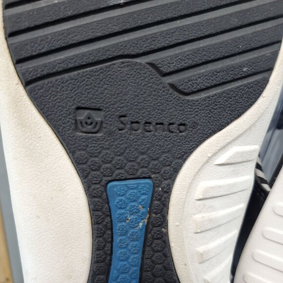 Spenco Shoes Womens Size 8 Black Faux Leather Yumi Thong Sandals - Picture 8 of 11